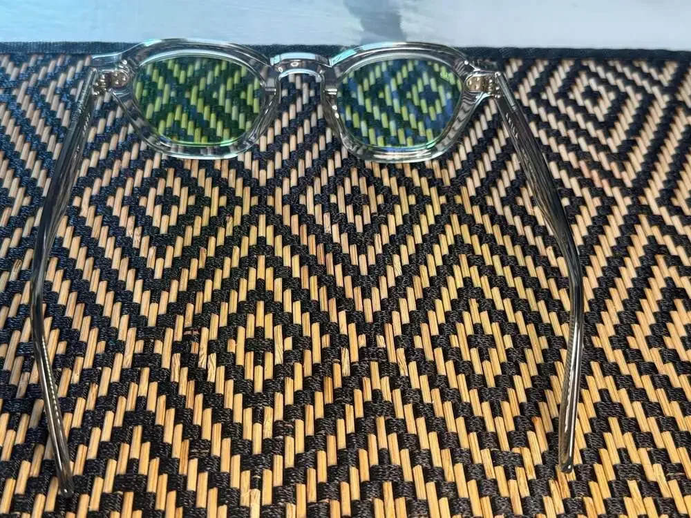 Akila Logos Sunglasses in Cement/Green